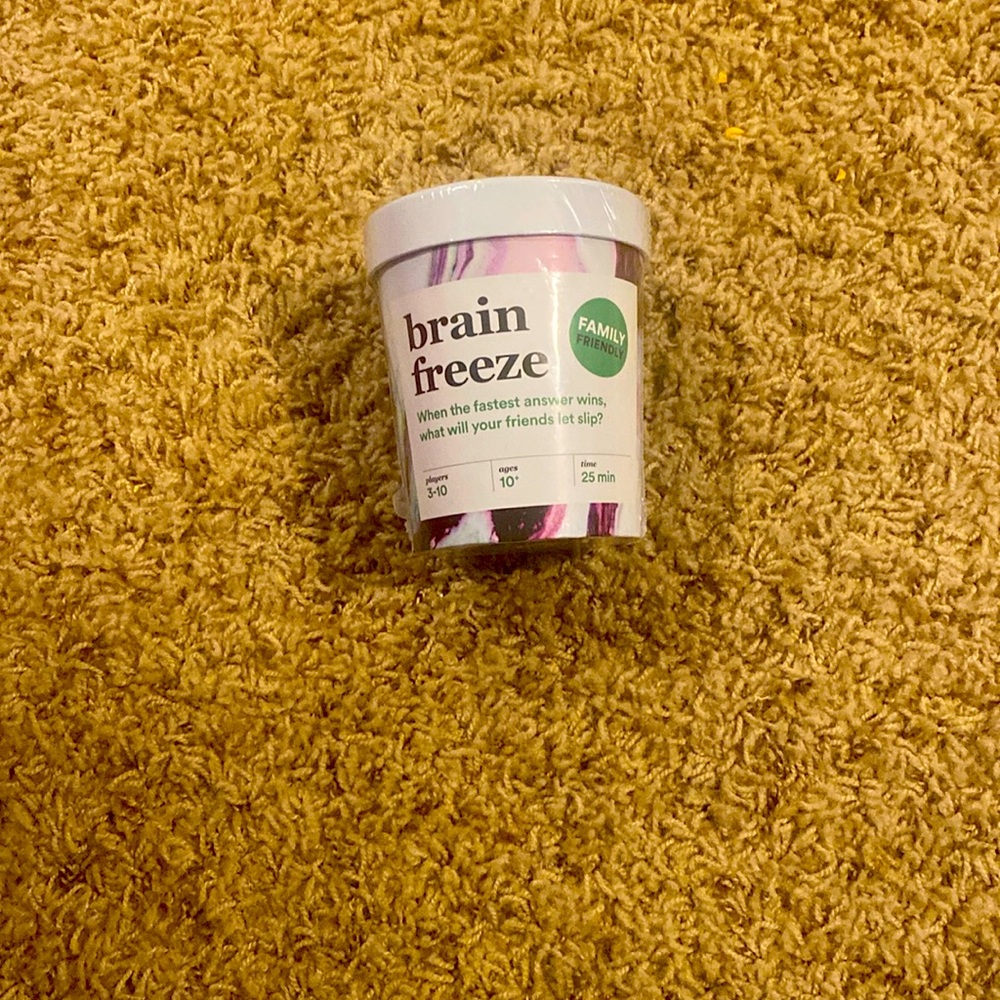 Brain Freeze Family Friendly